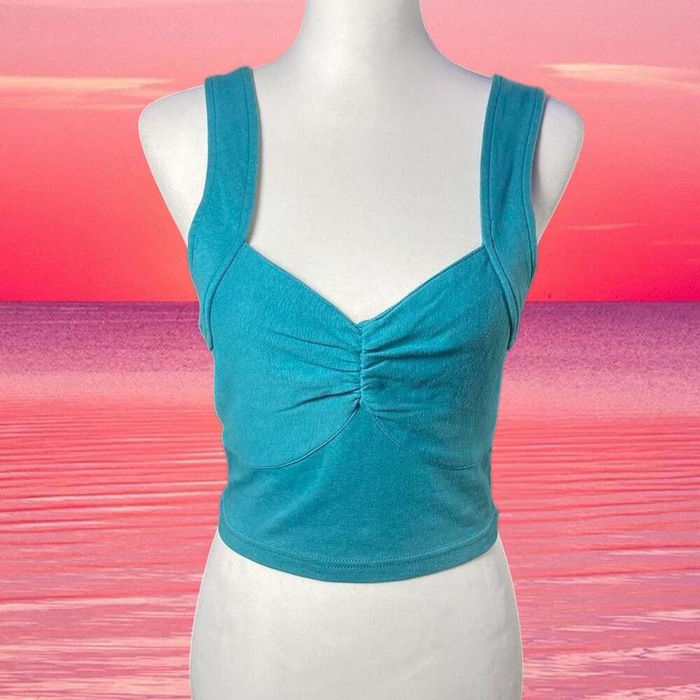 Deadstock 90s Energie Blue Ruched Tank